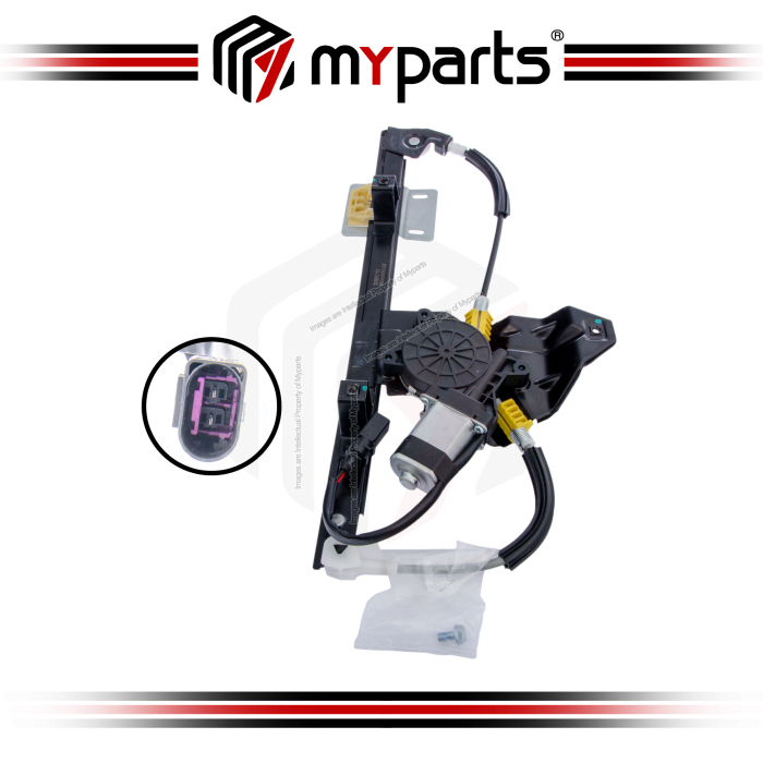 Myparts Land Rover Freelander L314 1998~2006 (With Motor) Rear Power Electric Window Gear Regulator Door