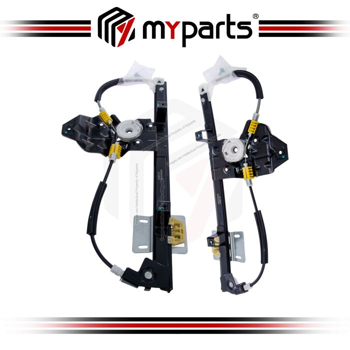 Myparts Land Rover Freelander L314 1998~2006 (No Motor) REAR Electric Window Gear Regulator | Pair LH Left Hand (Passenger) + RH Right Hand (Driver)