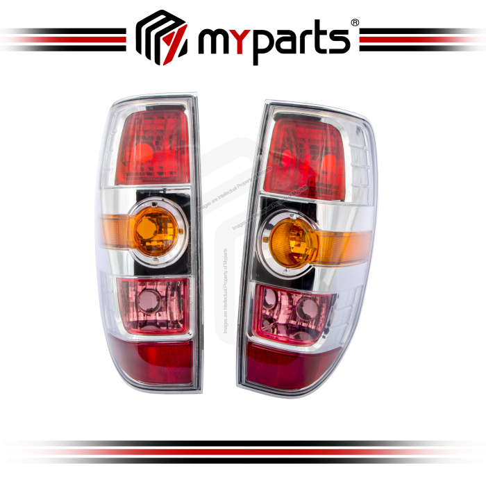 TYC Mazda BT50 Ute UN 2008~2011 Taillamp Taillight Tail Lamp Tail Light Rear Light  | Pair LH Left Hand (Passenger) + RH Right Hand (Driver)