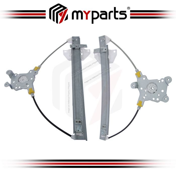 Myparts Mitsubishi Lancer CK Sedan 1997-2001 (No Motor) REAR Power Window Gear Regulator Door | Pair LH Left Hand (Passenger) + RH Right Hand (Driver)