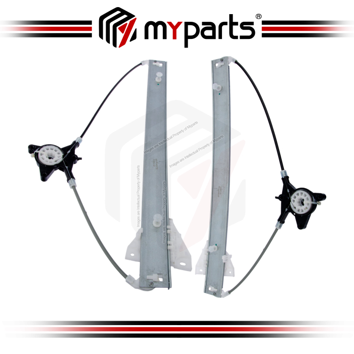 Myparts Mazda CX9 CX-9 TB Series 2007~2016 (No Motor) FRONT Electric Power Window Regulator Gear | Pair LH Left (Passenger) + RH Right (Driver)