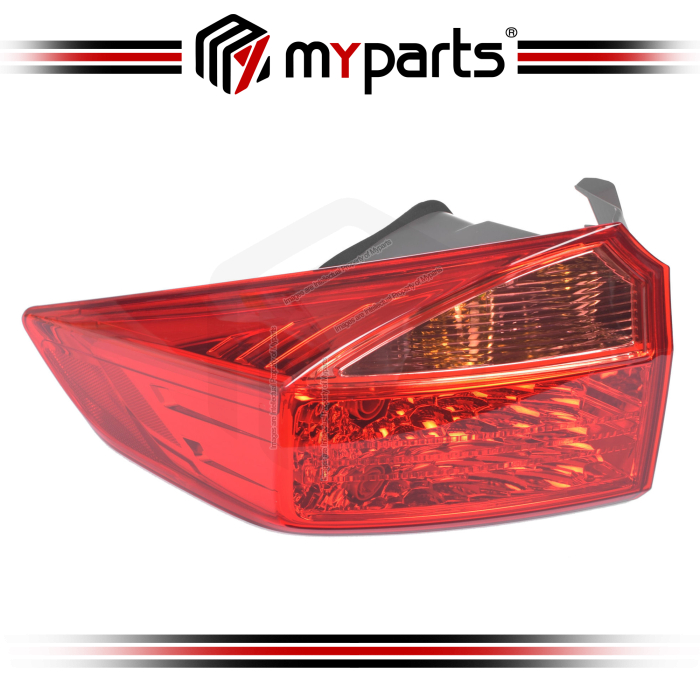 TYC Fits Honda City Sedan GM Series 3 2017~2020 | 1.5E / 1.5S Outer Taillight Tail Light Rear Lamp | LH LHS Left Hand (Passenger Side)