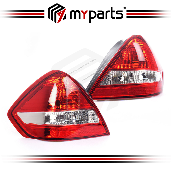 TYC Fits Nissan Tiida 4 Door Sedan C11 2005~2009 | Taillight Tail Light Rear Lamp | Pair LH Left Hand (Passenger) + RH Right Hand (Driver)