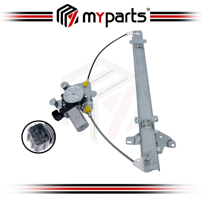 Myparts Fits Nissan Grand Livina L10 2007~2018 | FRONT Electric Power Door Window Regulator (With 2 Pins Motor) | LH LHS Left Hand (Passenger)