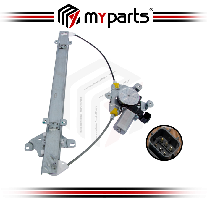Myparts Fits Nissan Grand Livina L10 2007~2018 | FRONT Electric Power Door Window Regulator (With 6 Pins Motor) | RH RHS Right Hand (Driver)