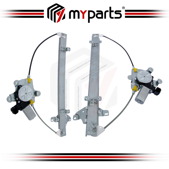Myparts Fits Nissan Grand Livina L10 2007~2018 | FRONT Electric Power Door Window Regulator (With Motor) | Pair LH Left Hand + RH Right Hand