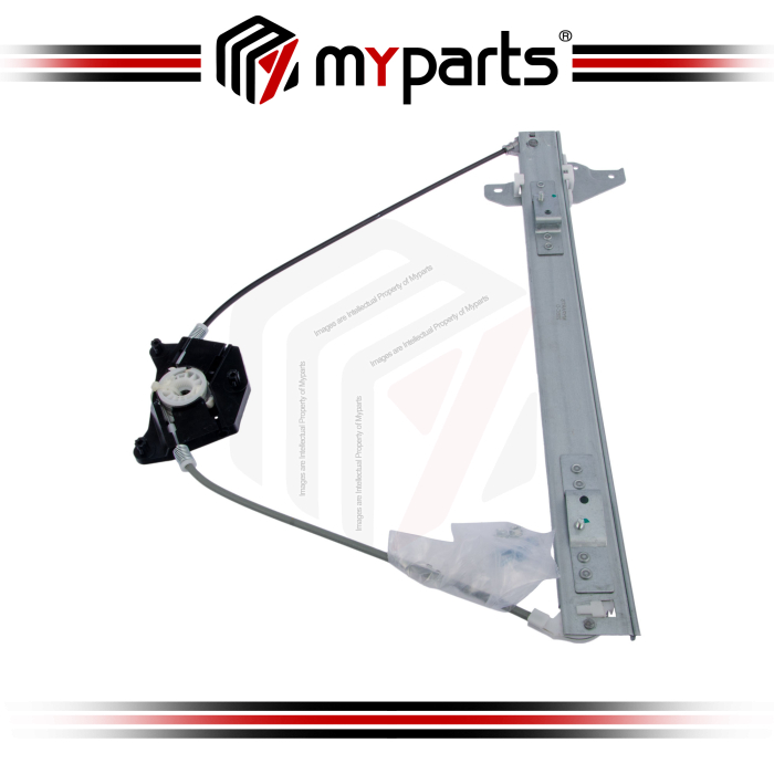 Myparts Peugeot 407 2004~2010 | (No Motor) FRONT Power Electric Window Gear Regulator Door | RH Right Hand (Driver)