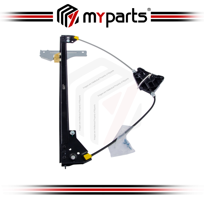 Myparts Peugeot 307 Series 2002~2009 (No Motor) 4 Door Hatch FRONT Power Electric Window Gear Regulator | LH Left Hand (Passenger)