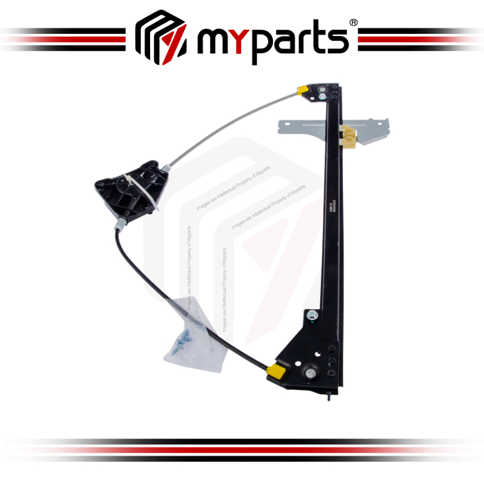 Myparts Peugeot 307 Series 2002~2009 (No Motor) 4 Door Hatch FRONT Power Electric Window Gear Regulator | RH Right Hand (Driver)