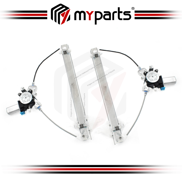 Myparts Fits Kia Optima GD 2003~2006 | FRONT Electric Power Door Window Regulator (With Motor) | Set Of LH LHS Left Hand + RH RHS Right Hand