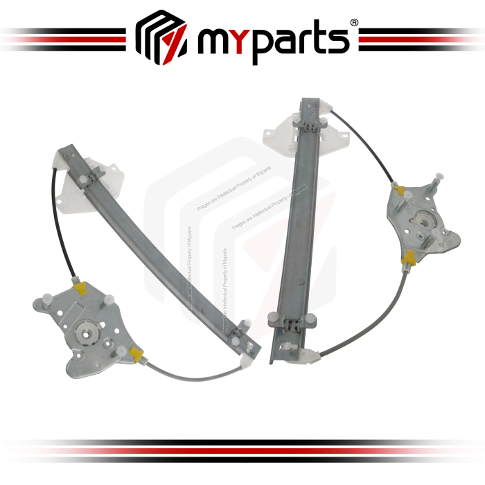 Myparts Fits Kia Optima GD 2003~2006 | REAR Electric Power Door Window Regulator (No Motor) | Set Of LH LHS Left Hand + RH RHS Right Hand