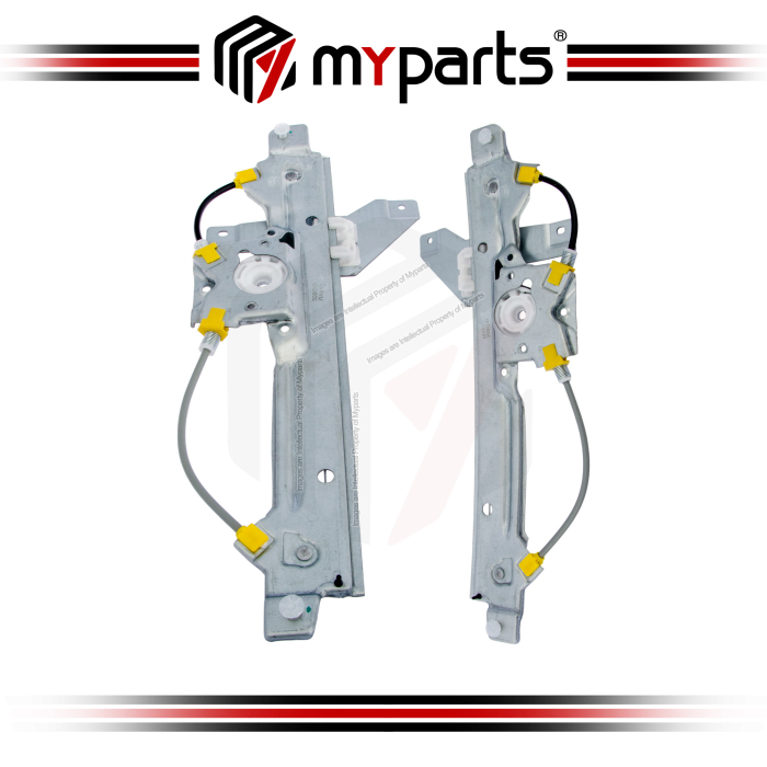 Myparts Peugeot 2008 SUV A94 2013~2019 (No Motor) 4 Door Hatch REAR Power Electric Window Gear Regulator | Pair LH Left Hand + RH Right Hand