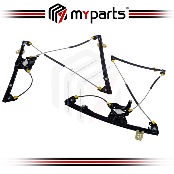 Myparts Fits Peugeot 206 2003~2012 2 Door Hatch (No Motor) Power Electric Window Gear Regulator | Set LH Left Hand Side + RH Right Hand Side