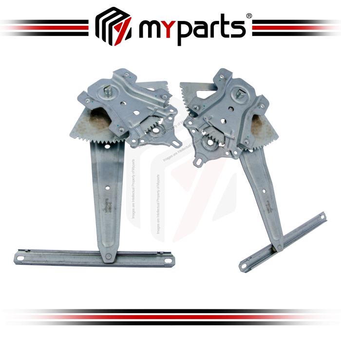 Myparts Fits Nissan Grand Livina L10 2007~2018 (No Motor) Power Window Gear Regulator Door | Pair LH Left Hand Side + RH Right Hand Side