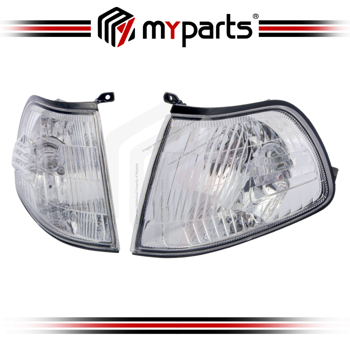 TYC Toyota Unser KF80 2000~2003 Corner Signal Indicator Turn Lamp Angel Light Front Lamp| Pair LH Left Hand (Passenger) + RH Right Hand (Driver)