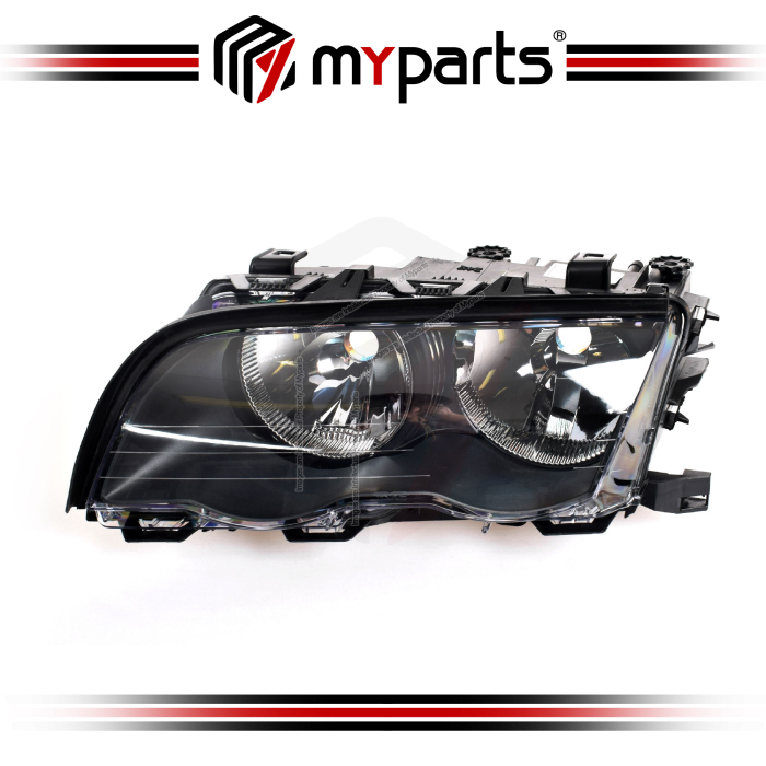 TYC Fits BMW 3 Series E46 Series 1 Sedan 1998~2001 | Headlight Head Light Front Lamp (Halogen Non HID Type) | LH LHS Left Hand (Passenger Side)