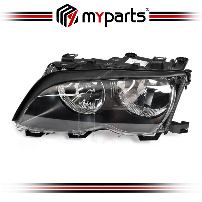 TYC Fits BMW 3 Series E46 Sedan Wagon 2001~2005 | Headlight Head Light Front Lamp (Halogen Type) | LH LHS Left Hand (Passenger Side)