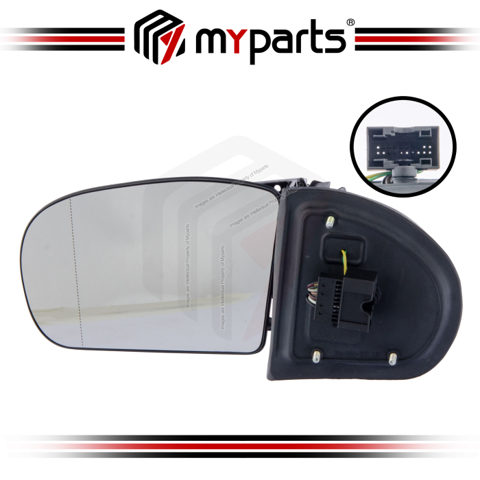 Side Door Mirror Body (Heated, Auto Flip, Lamp)