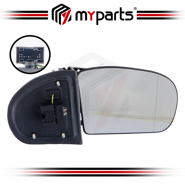 Side Door Mirror Body (Heated, Auto Flip, Lamp)