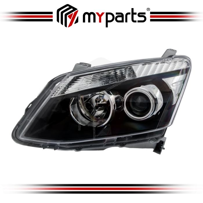 TYC Isuzu Dmax 2013~2016 RT HeadLamp HeadLight Head Light Head Lamp Front (Projector Bright Chrome) Lampu Besar Depan | LH Left Hand