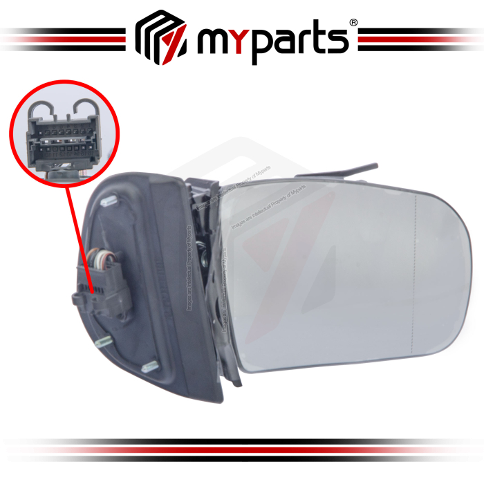 Myparts Mercedes Benz E Class W210 Facelift 1999~2002 Power Heated Side Door Mirror (No Memory) | RH Right Hand (Driver)