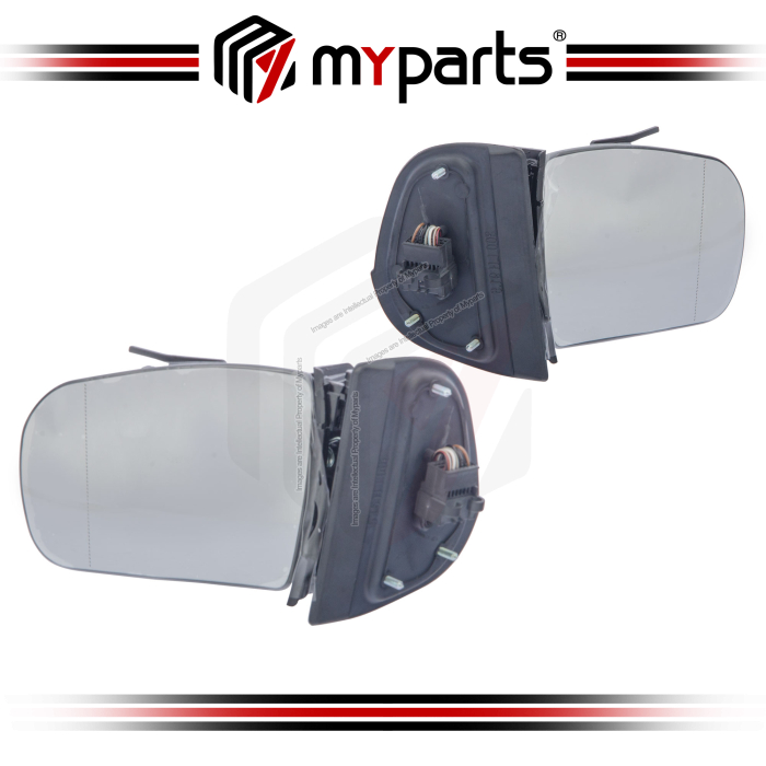 Myparts Mercedes Benz E Class W210 Facelift 1999~2002 Power Heated Side Door Mirror (No Memory) | Pair LH Left Hand + RH Right Hand