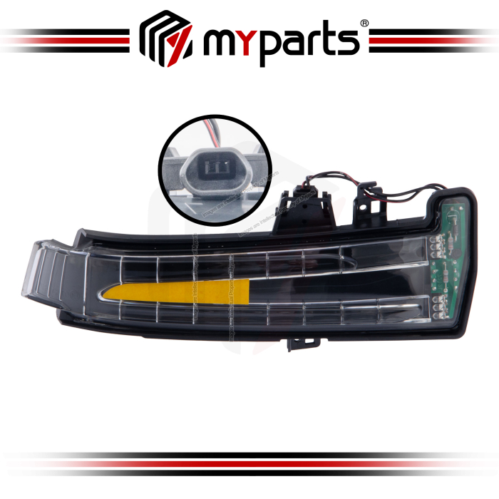 Myparts Mercedes Benz CLA-Class C117 W117 2013~2019  Side Door Mirror LED Signal Lamp Turn Indicator | RH Right Hand (Driver Side)