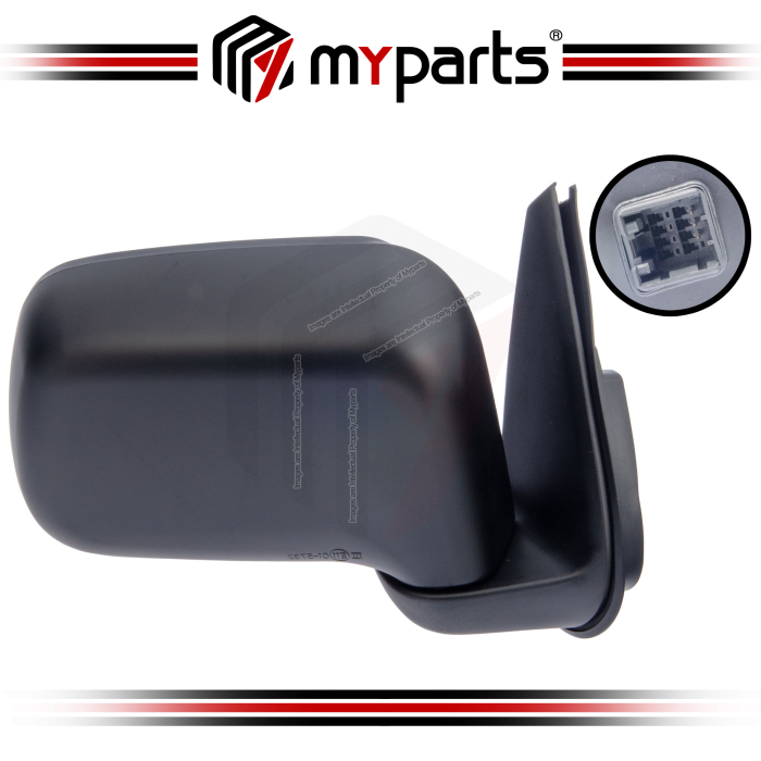 Side Door Mirror (Power, Black Cover)