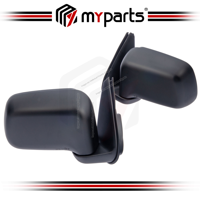 TYC Honda CRV CR-V RD 1996~2001 First Model Power Electric Side Door Mirror (Black, 3 Pins) | Pair LH Left Hand + RH Right Hand