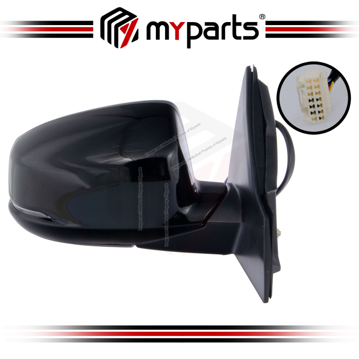 Myparts Honda Accord CR Sedan T2A 2013~2019 Side Door Mirror (7 Pins With Singnal, Auto Flip) | RH Right Hand (Driver)