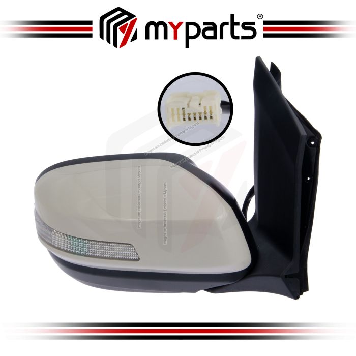 Side Door Mirror (Power, With Lamp, With Auto Flip)