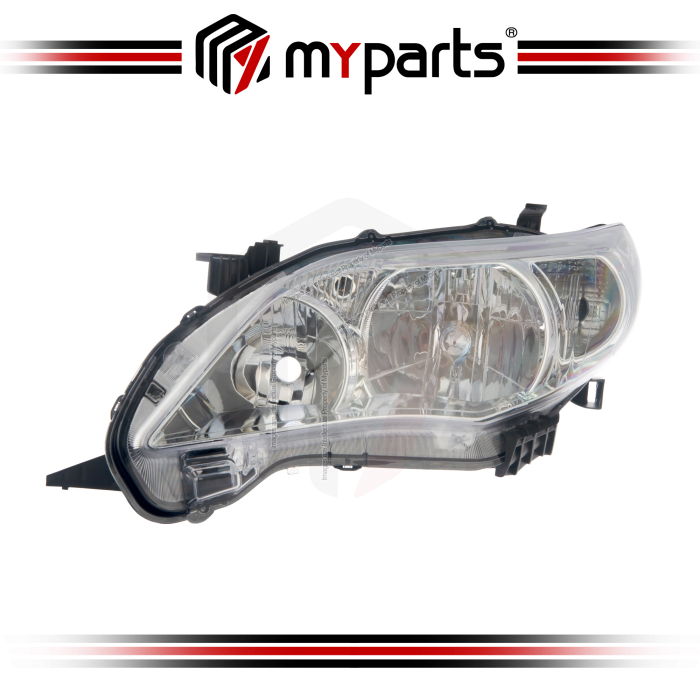 TYC Toyota Corolla Altis Sedan E140 Series 2 2010~2013 | Headlight Head Light Front Head Lamp (Halogen) | LH LHS Left Hand (Passenger Side)