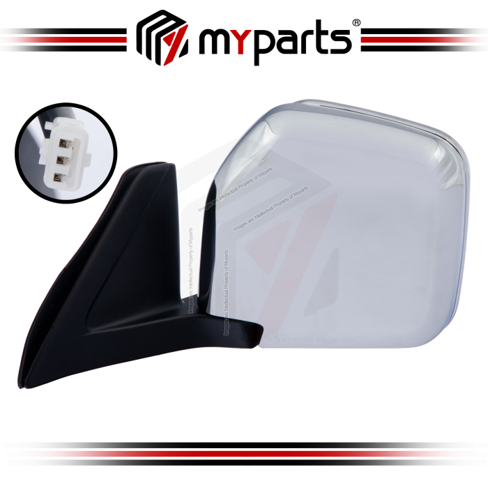 Side Door Mirror (Power, Chrome)