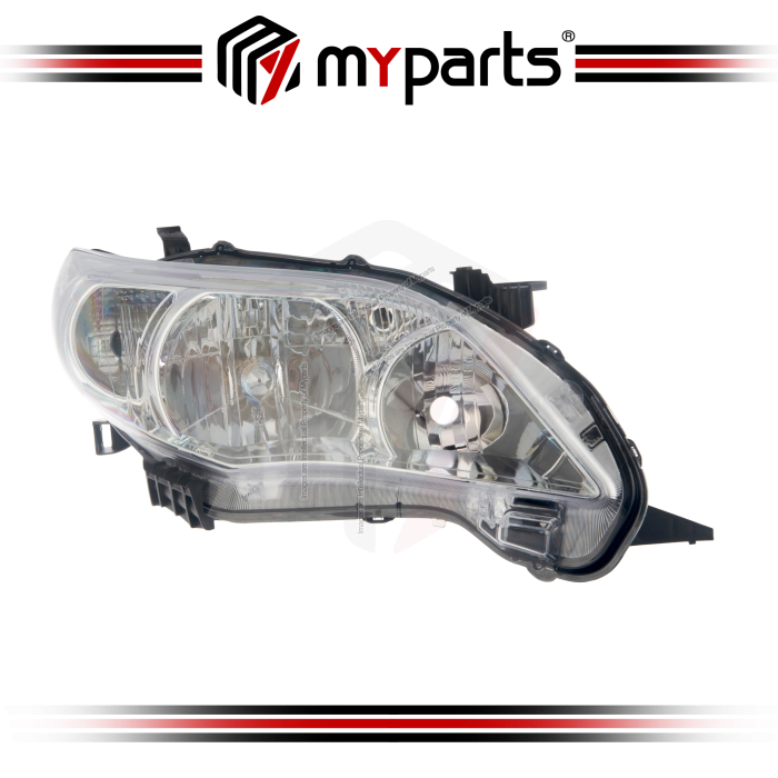 TYC Toyota Corolla Altis Sedan E140 Series 2 2010~2013 | Headlight Head Light Front Head Lamp (Halogen) | RH RHS Right Hand (Driver Side)