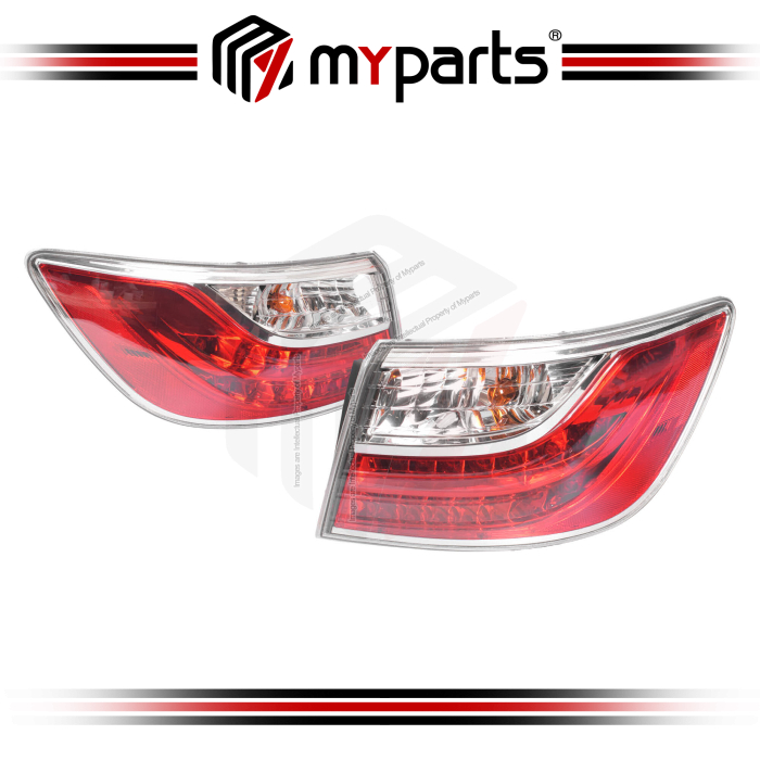 TYC Fits Mazda CX9 CX-9 TB Series 3 & 4 2009~2012 Suv | Taillight Tail Light Rear Lamp Assembly With LEDs | Pair LH LHS Left Hand + RH RHS Right Hand