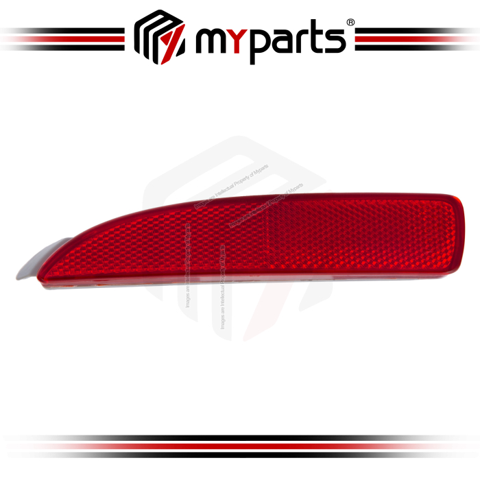 TYC Mazda 2 DL Sedan 2014~2023 Rear Bumper Reflex Reflector Red | LH Left Hand (Passenger)