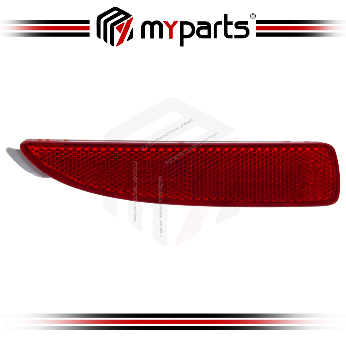 TYC Mazda 3 BK Sedan Hatch Pre-Facelift 2003~2006 Rear Bumper Reflex Reflector Red | LH Left Hand (Passenger Side)