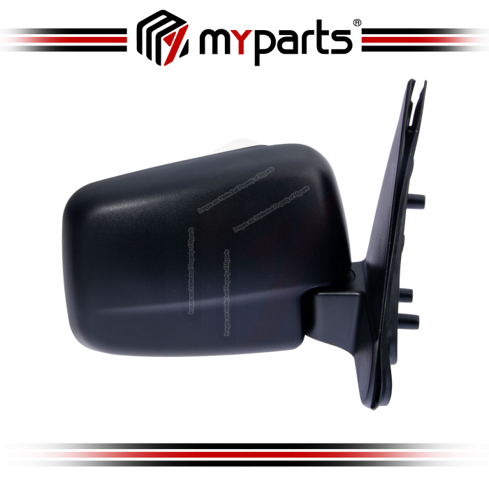 TYC Mazda Fighter B2500 UN 1998~2006 Manual (Black) Side Door Mirror Rear View | RH Right Hand (Driver)