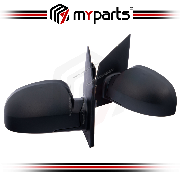 Side Door Mirror (Electric, Black) (Set LH+RH)