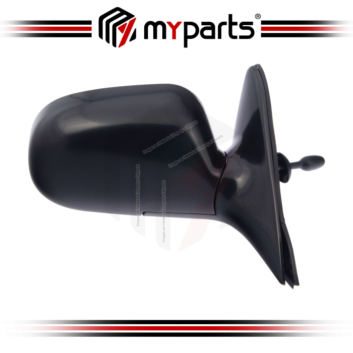TYC Toyota Corolla AE100 AE101 EE100 1992~1995 Manual Side Door Mirror (Black) | RH Right (Driver Side)