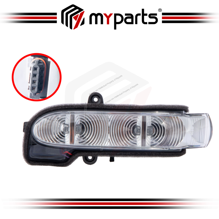 Myparts Mercedes Benz C Class W203 Facelift 2004~2007 Side Door Mirror LED Signal Lamp Indicator Turn | LH Left Hand Kiri