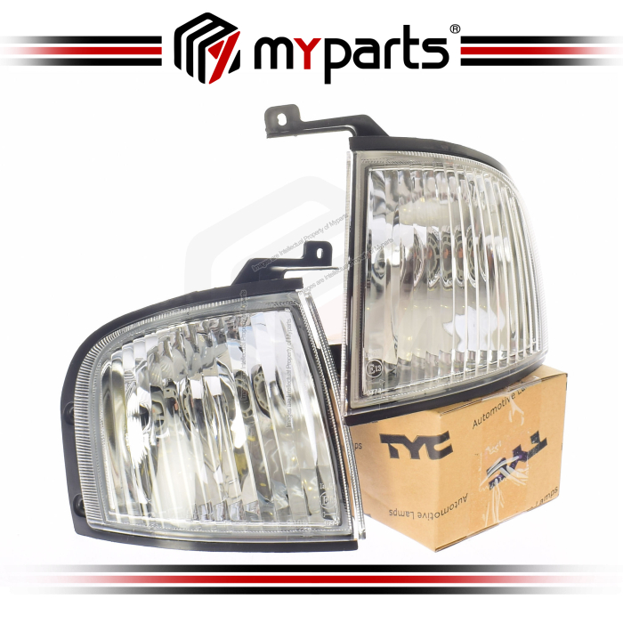 TYC Fits Mazda Bravo UN Ute 2002~2006 | Corner Light Indicator Park Lamp | Pair LH Left Hand (Passenger Side) + RH Right Hand (Driver Side)