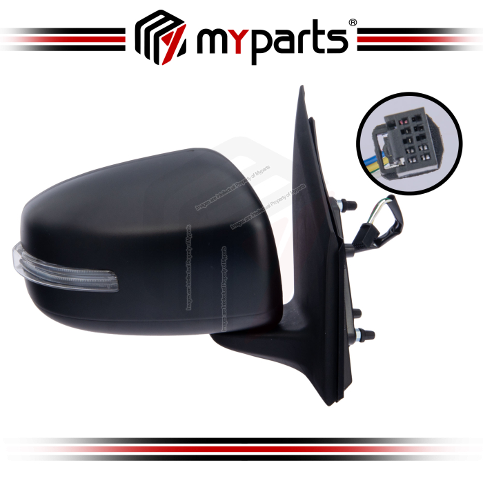 TYC Mitsubishi Attrage A10 A13A 2013~~2018 Electric Power Side Door Mirror With Signal Lamp | RH Right Hand (Driver Side)