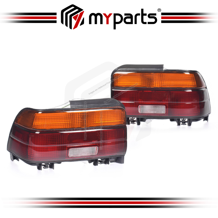 TYC Fits Toyota Corolla AE100 AE101 EE100 EE101 1992~1995 | TailLight Taillamp Tail Lamp | Pair LH Left Hand + RH Right Hand