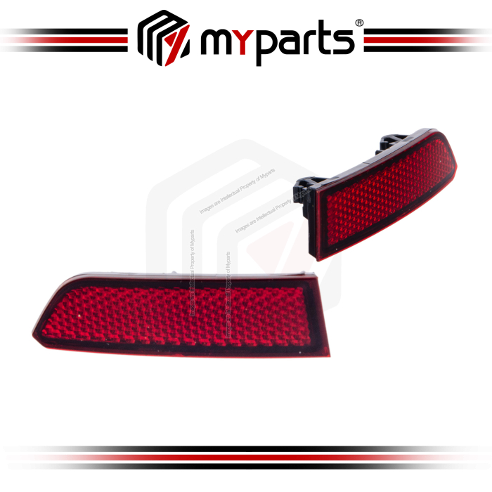 Rear Bumper Reflector (Outer) (Set LH+RH)