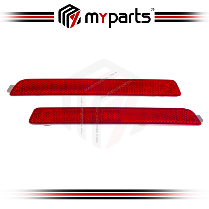 TYC Mazda CX7 CX-7 ER Pre-Facelift 2006~2009 Rear Bumper Bar Reflex Reflector | Set LH Left (Passenger Side) + RH Right (Driver Side)