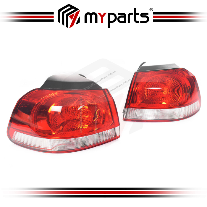 Tail Light Outer (Clear Red,  No LED) (Set LH+RH)