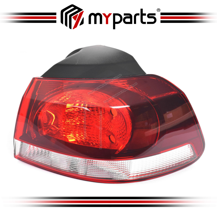 TYC Fits Volkswagen VW Golf MK6 GTD GTi 5 Door Hatch 2009~2013 | Taillight Tail Light Rear Lamp (Non LED) | RH RHS Right Hand (Driver Side)