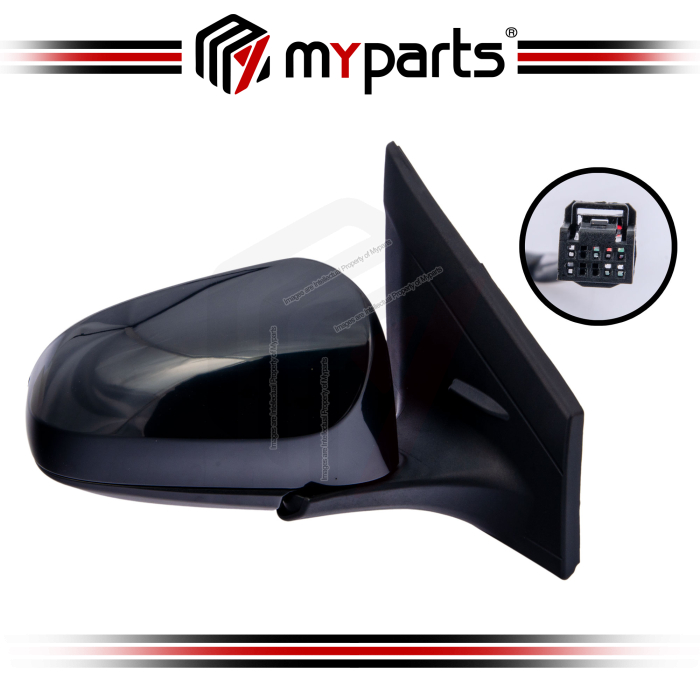 TYC Fits Toyota Vios NCP150 2013~2018 Electric Side Door Mirror (No Signal, No Auto Flip, 3 Wires) | RH Right Hand (Driver)