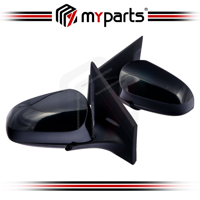 TYC Fits Toyota Vios NCP150 2013~2018 Electric Side Door Mirror (No Signal, No Auto Flip, 3 Wires) | Pair LH Left Hand + RH Right Hand